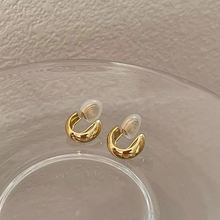 Load image into Gallery viewer, Gold Round Cuff Earrings for Women