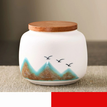 Load image into Gallery viewer, Elegant Ceramic Tea Canister Gift Set with Sealed Small Storage Jars