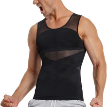 Load image into Gallery viewer, Men's Compression Tank Top for Firm Core Support