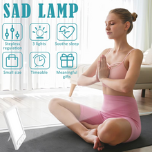 Load image into Gallery viewer, Light Therapy Lamp with Adjustable Brightness and Color Settings