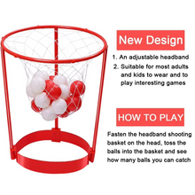 Load image into Gallery viewer, Adjustable Head Hoop Basketball Game Set for Kids and Adults