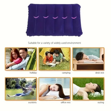 Load image into Gallery viewer, Inflatable Travel and Camping Pillow, Foldable Air Cushion 18.5 x 11.8 in