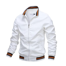 Load image into Gallery viewer, Men's Casual Bomber Jacket with Zipper Front, Lightweight Windbreaker for Spring and Autumn