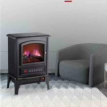 Load image into Gallery viewer, European Style Electric Fireplace Heater with 3D Flame Simulation for Living Room