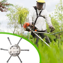 Load image into Gallery viewer, Universal Steel Wire Weed Trimmer Head – Heavy-Duty Stainless Brush Attachment for Grass, Moss & Rust Removal