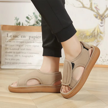 Load image into Gallery viewer, Wide Fit Adjustable Comfort Sandals with Arch Support
