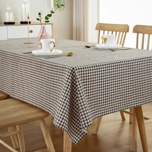 Load image into Gallery viewer, Classic Checkered Tablecloth for Kitchen, Weddings, Holidays, and Outdoor Picnics