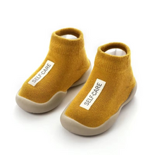 Load image into Gallery viewer, Soft Knit Baby First Shoes for Early Walkers with Rubber Sole