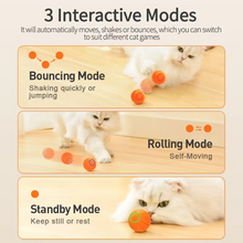 Load image into Gallery viewer, Smart Automatic Bouncing Cat Ball Interactive Rolling Toy with LED Motion