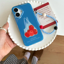 Load image into Gallery viewer, Fruit Charm Phone Case with Detachable Bracelet Pendant