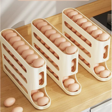 Load image into Gallery viewer, Slide Egg Storage Box – Space-Saving Rolling Tray for Easy, Organized Egg Access