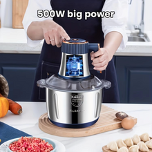 Load image into Gallery viewer, 5-Quart 6-Second Electric Meat Grinder with 5-Speed Control and Stainless Steel Blades