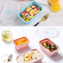 Load image into Gallery viewer, Collapsible Silicone Food Storage Containers with Lids 3 Pack Set 40oz