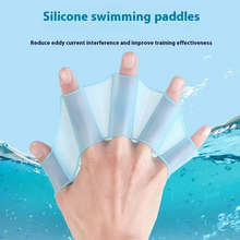Load image into Gallery viewer, Premium Silicone Swim Training Hand Paddles for Adults and Kids