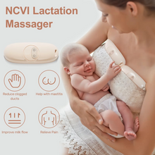 Load image into Gallery viewer, Breast Massager with Heat and Vibration for Breastfeeding Support, Ergonomic and Portable BPA-Free