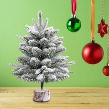 Load image into Gallery viewer, Premium Realistic Mini Pine Christmas Tree with Wooden Base