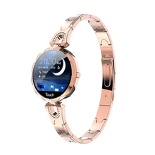 Load image into Gallery viewer, Luxury Women’s Smart Fitness Watch with Crystal Design and Health Tracking