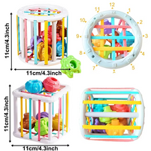 Load image into Gallery viewer, Montessori Shape Sorting Sensory Cube for Early Learning and Motor Skill Development