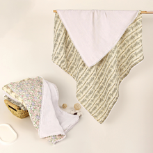 Load image into Gallery viewer, Pure Cotton Baby Muslin Swaddle Blanket, Soft and Breathable Newborn Quilt, 39 x 39 in