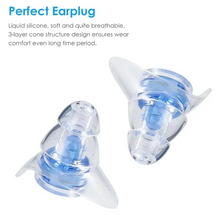 Load image into Gallery viewer, Silicone Noise Cancelling Earplugs for Sleeping Studying and Concert Protection