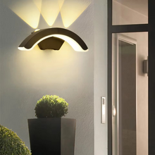 Load image into Gallery viewer, Elegant 10W Waterproof LED Outdoor Wall Sconce for Garden and Balcony - Dual Voltage