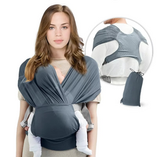 Load image into Gallery viewer, Breathable Lightweight Hands Free Baby Sling Wrap Carrier for Newborns and Infants