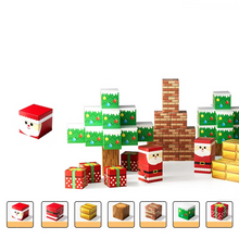 Load image into Gallery viewer, Magnetic Building Tiles Christmas Edition STEM Sensory Blocks for Toddlers