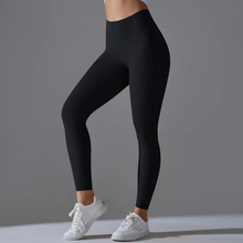 Load image into Gallery viewer, High Waist Yoga Leggings, Squat Proof Tummy Control Workout Pants for Gym, Running, and Cycling