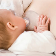 Load image into Gallery viewer, Silicone Nipple Shield and Milk Collector for Comfortable Breastfeeding