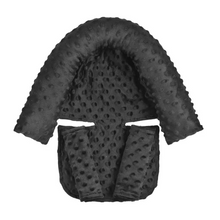 Load image into Gallery viewer, Baby Car Seat Head Support Pillow and Strap Covers Set for Infant Neck Protection