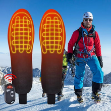 Load image into Gallery viewer, USB Rechargeable 3-Mode Adjustable Heated Insoles for Outdoor Activities