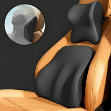 Load image into Gallery viewer, Memory Foam Car Neck and Lumbar Pillow for Maximum Comfort