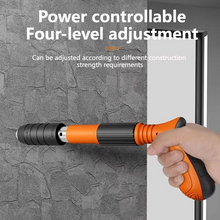 Load image into Gallery viewer, Versatile High-Precision Manual Nail Gun with Nails - Ideal for Woodworking and Concrete Decoration