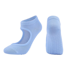 Load image into Gallery viewer, Non Slip Backless Yoga Socks with Breathable Cotton Grip