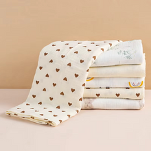 Load image into Gallery viewer, Soft Cotton Muslin Baby Swaddle Blanket for Newborns 39x39in