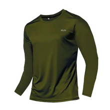 Load image into Gallery viewer, Mens Breathable Dry Fit Sports Training Top with Seven Sleeve Length
