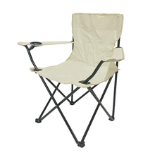 Load image into Gallery viewer, Portable Folding Outdoor Chair with Armrest, Backrest and Cup Holder