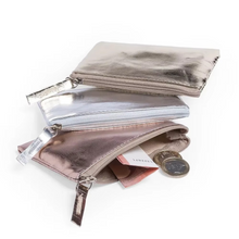Load image into Gallery viewer, Compact PU Leather Wallet with Key Holder and Transparent Waterproof Coin Pouch