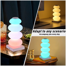 Load image into Gallery viewer, Color Changing LED Bedside Lamp with Touch Control