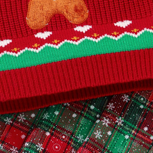 Load image into Gallery viewer, Toddler Girls Christmas Gingerbread Sweater Knitted Pullover