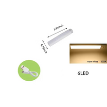Load image into Gallery viewer, Smart Sensor LED Night Light - Motion-Activated, Dimmable & Rechargeable