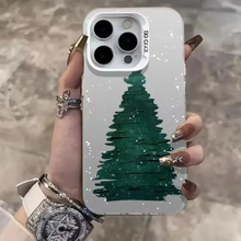 Load image into Gallery viewer, Festive Christmas Tree Autumn Laser Phone Case For iPhone