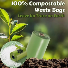 Load image into Gallery viewer, Eco-Friendly Biodegradable Leak Proof Dog Waste Bags with Dispenser