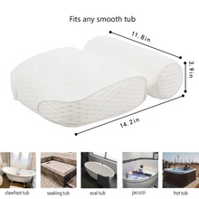 Load image into Gallery viewer, Luxury Bath Spa Pillow with Air Mesh Technology for Neck, Head, and Back Support