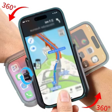 Load image into Gallery viewer, 360° Rotating Wrist Strap Phone Holder for Running and Cycling