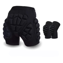 Load image into Gallery viewer, Children's Ski and Skating Hip Protector Pants with Knee, Elbow, and Wrist Pads