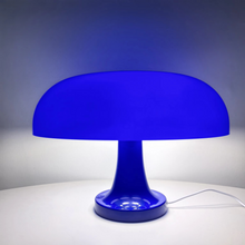 Load image into Gallery viewer, Modern Danish Mushroom Table Lamp – Minimalist Orange Bedside Light