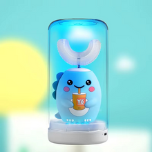 Load image into Gallery viewer, Kid-Friendly U-Shaped Sonic Electric Toothbrush with Blue Light Technology