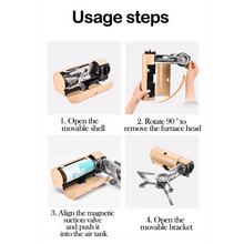 Load image into Gallery viewer, Portable Foldable Camping Gas Stove for Outdoor Cooking and Travel