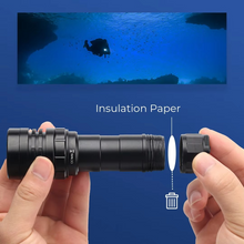 Load image into Gallery viewer, High Lumen Scuba Diving Flashlight 3000lm Waterproof Magnetic Ring Torch